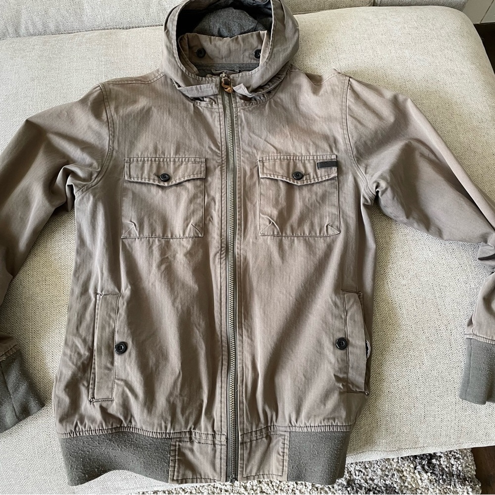 Nixon jacket with removable hood